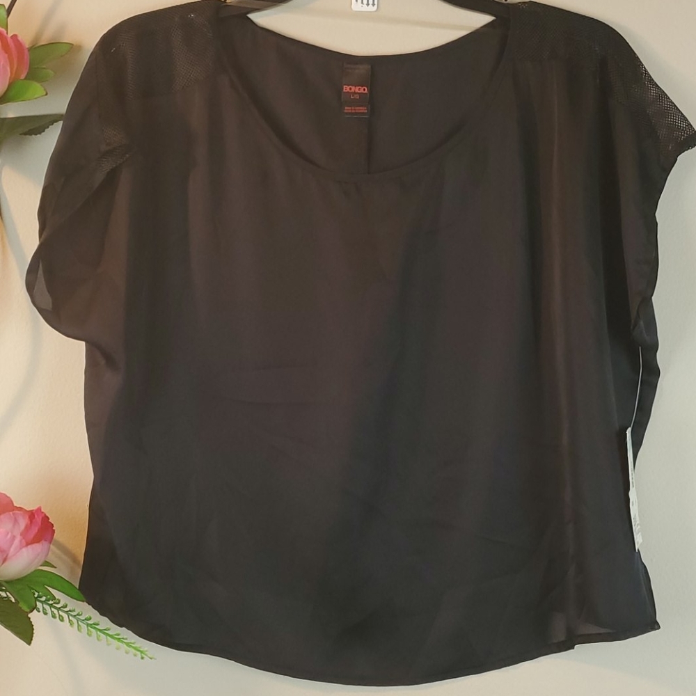Bongo black crop top